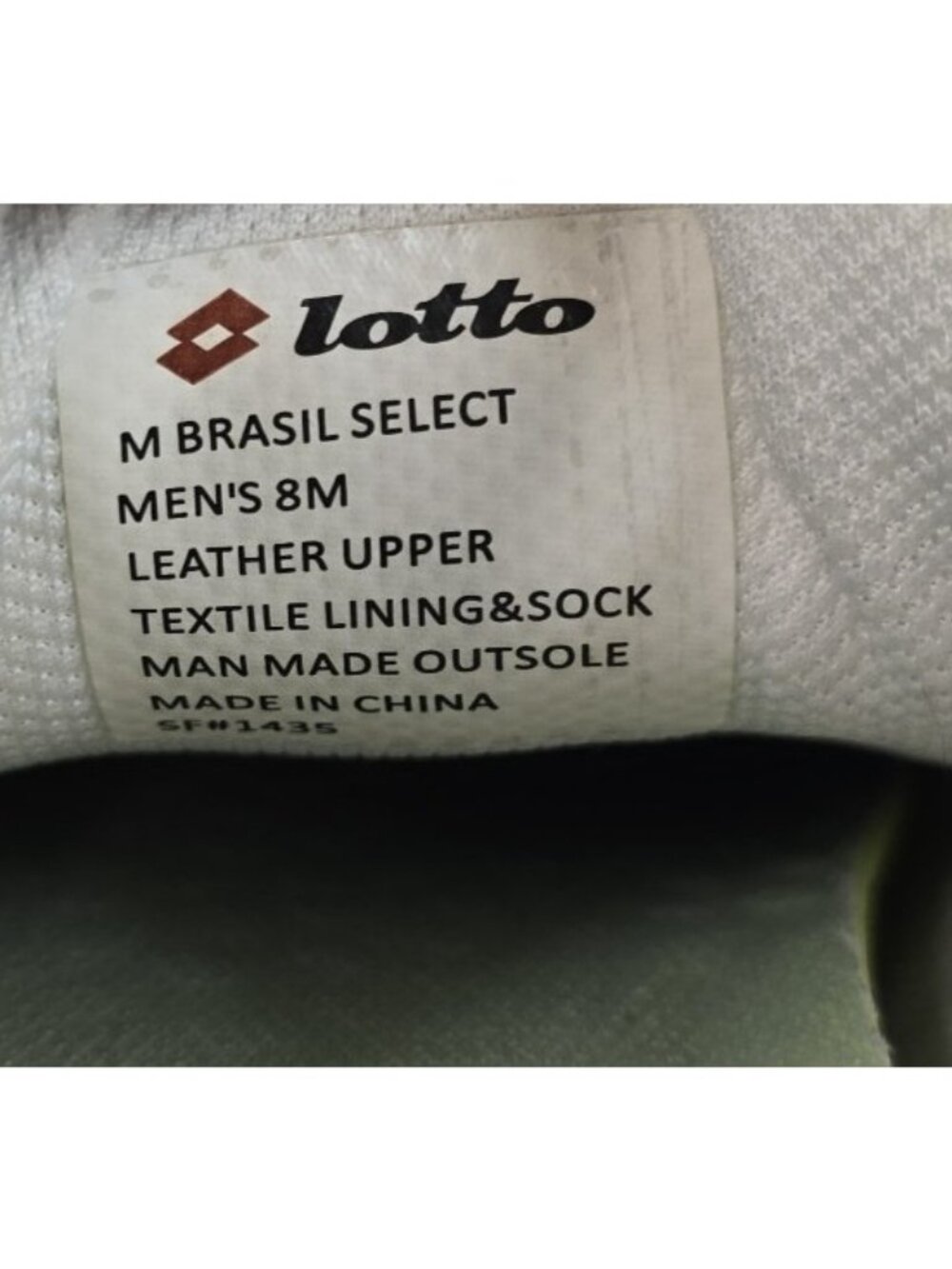 Lotto Brasil Select 1992 Black White Gum Indoor Soccer Football Shoes Men's 8M - Picture 9 of 9